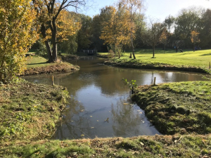 waterhindernis na schoonmaak