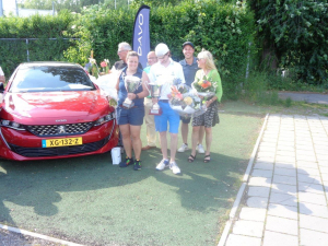 Winnaars bij de Peugeot