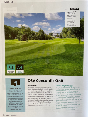 Concordia in Golfers Magazine